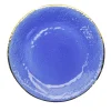Preta Oro Set of 6 Round Blue Plates 31cm