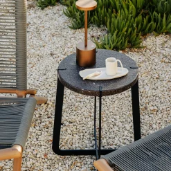 Primitivo Black Side Table