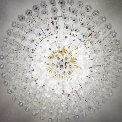 Prismatico 12-Light Clear Ceiling Lamp