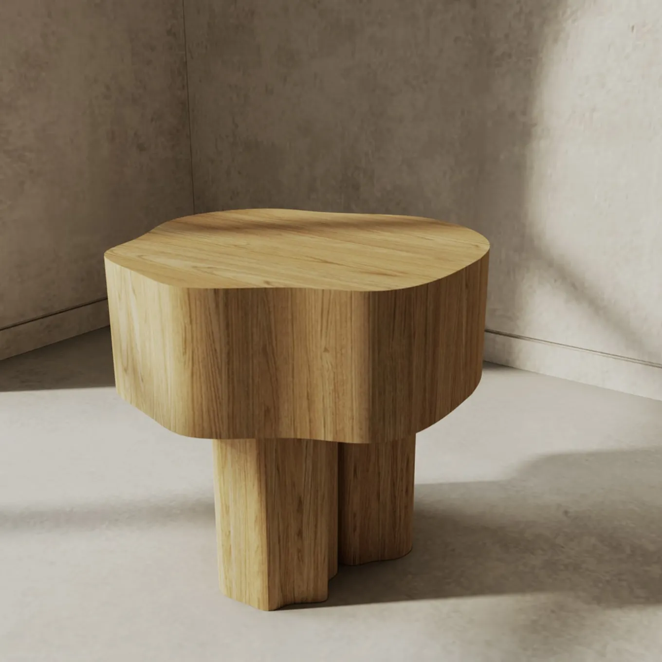Procida Oak Side Table