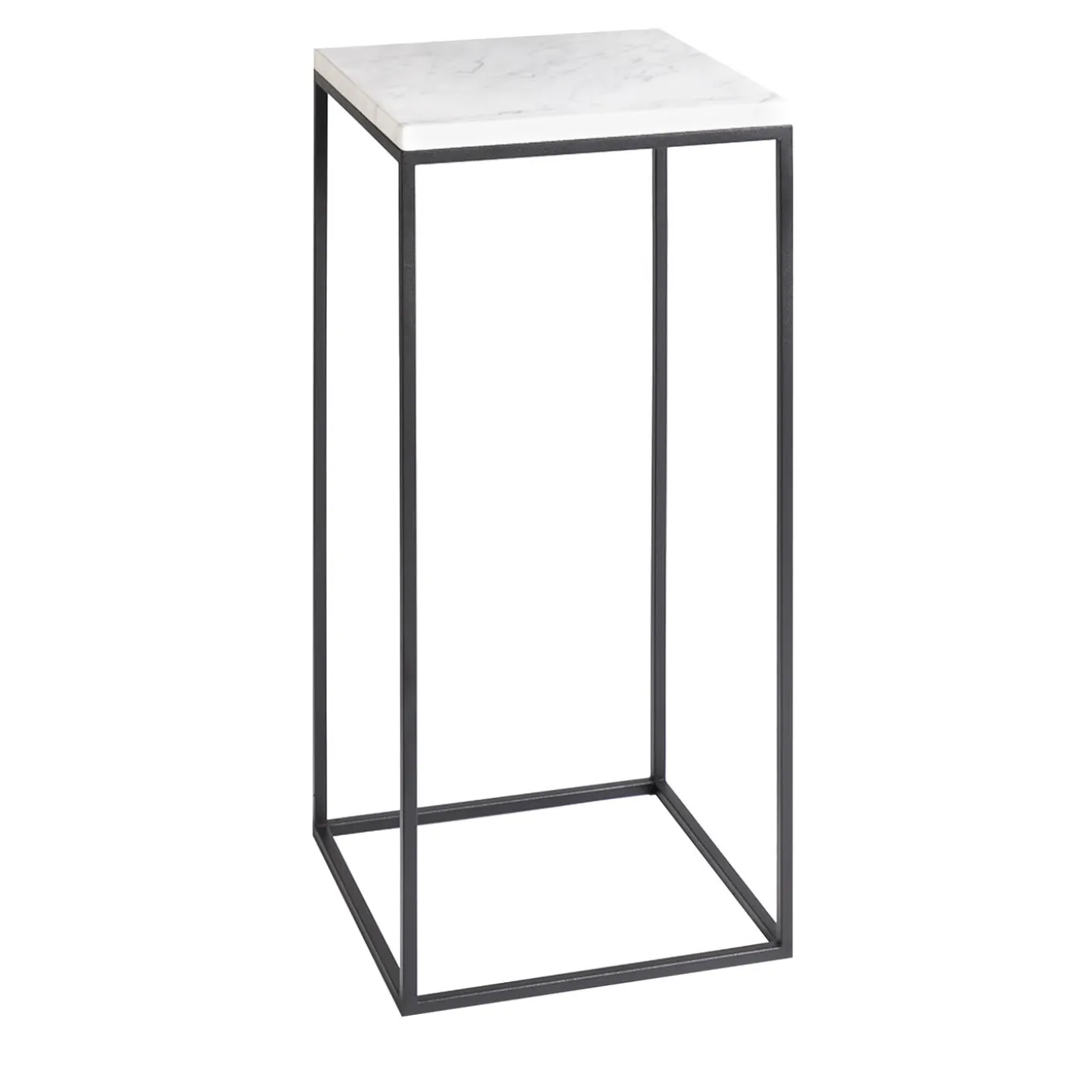 Procida White Carrara Side Table