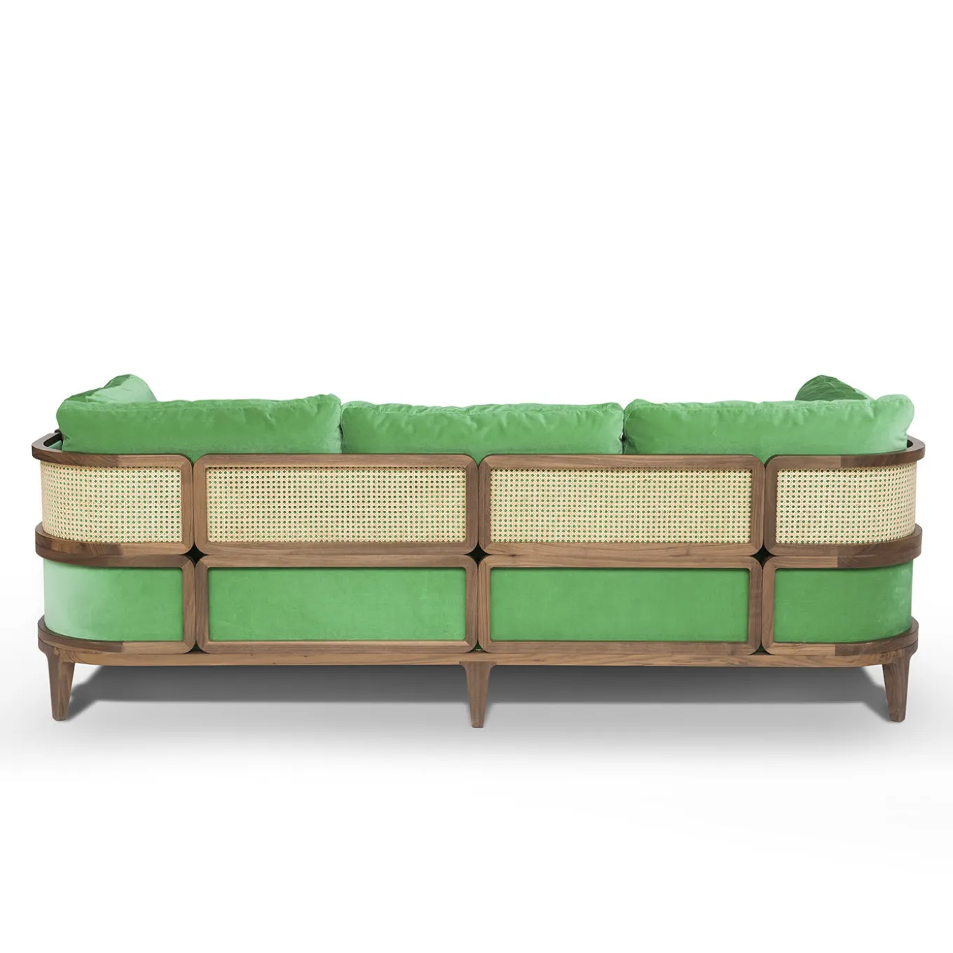 Promenade Green Sofa by Philippe Nigro
