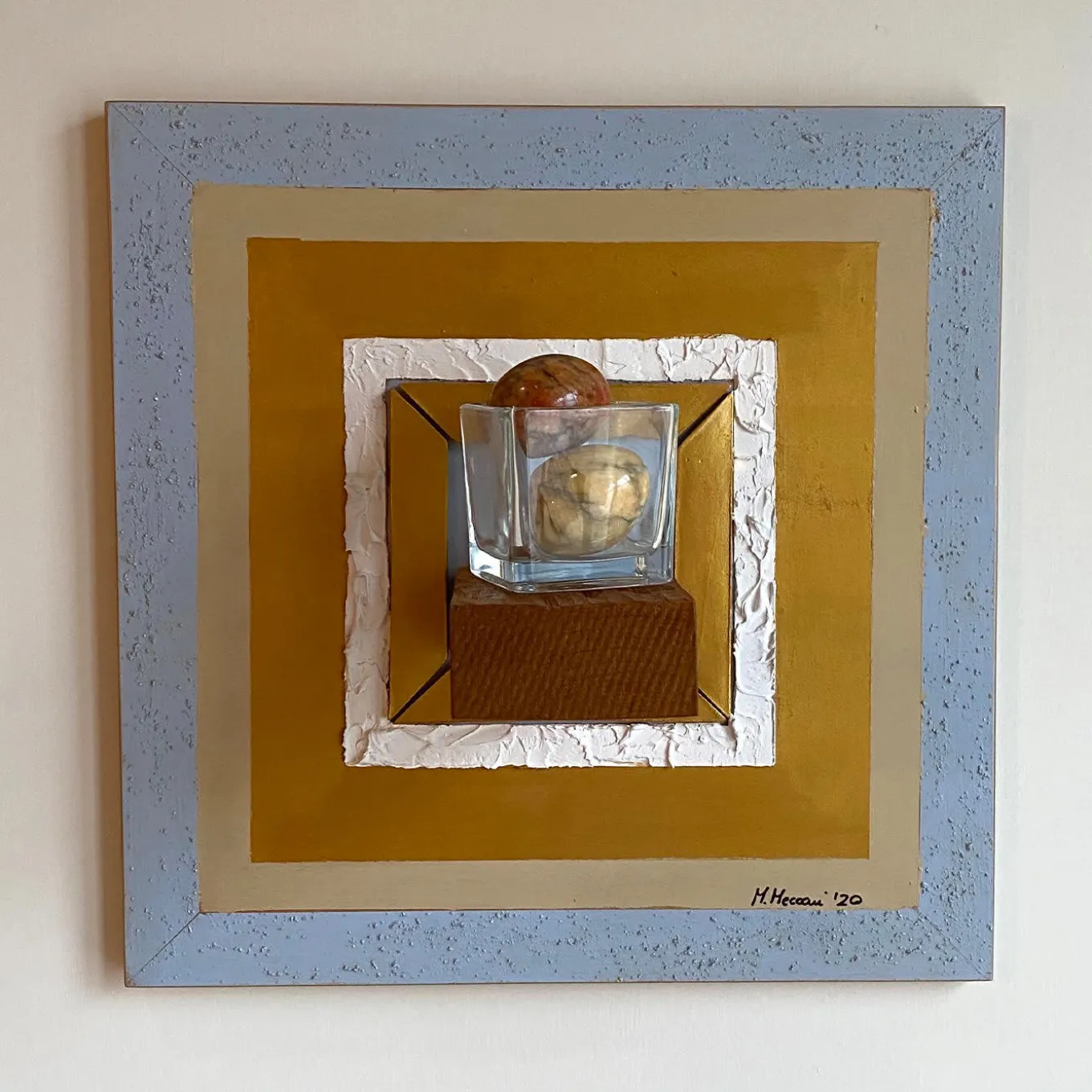 Prospettico Decorative Panel and Shelf by Mascia Meccani