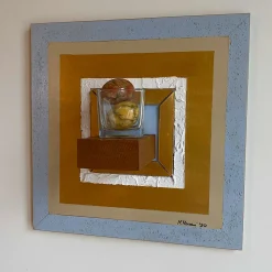 Prospettico Decorative Panel and Shelf by Mascia Meccani