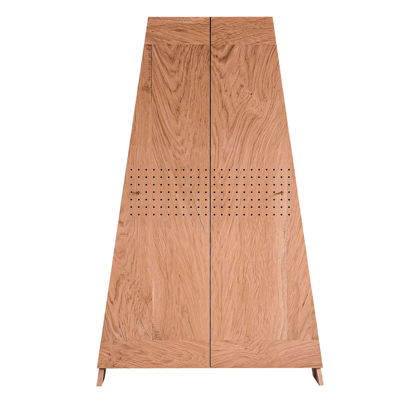 Protoformi Trapezoid Oak Wood Cabinet