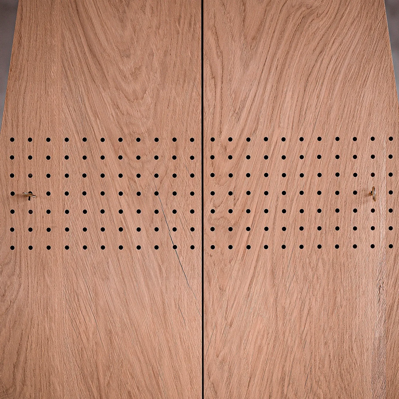 Protoformi Trapezoid Oak Wood Cabinet