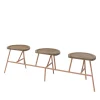 Puccio 716 Brown Bench by Emilio Nanni