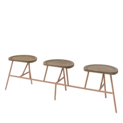 Puccio 716 Brown Bench by Emilio Nanni