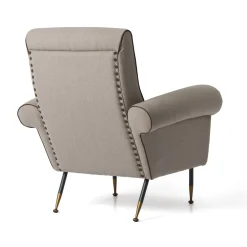Pulce light gray armchair
