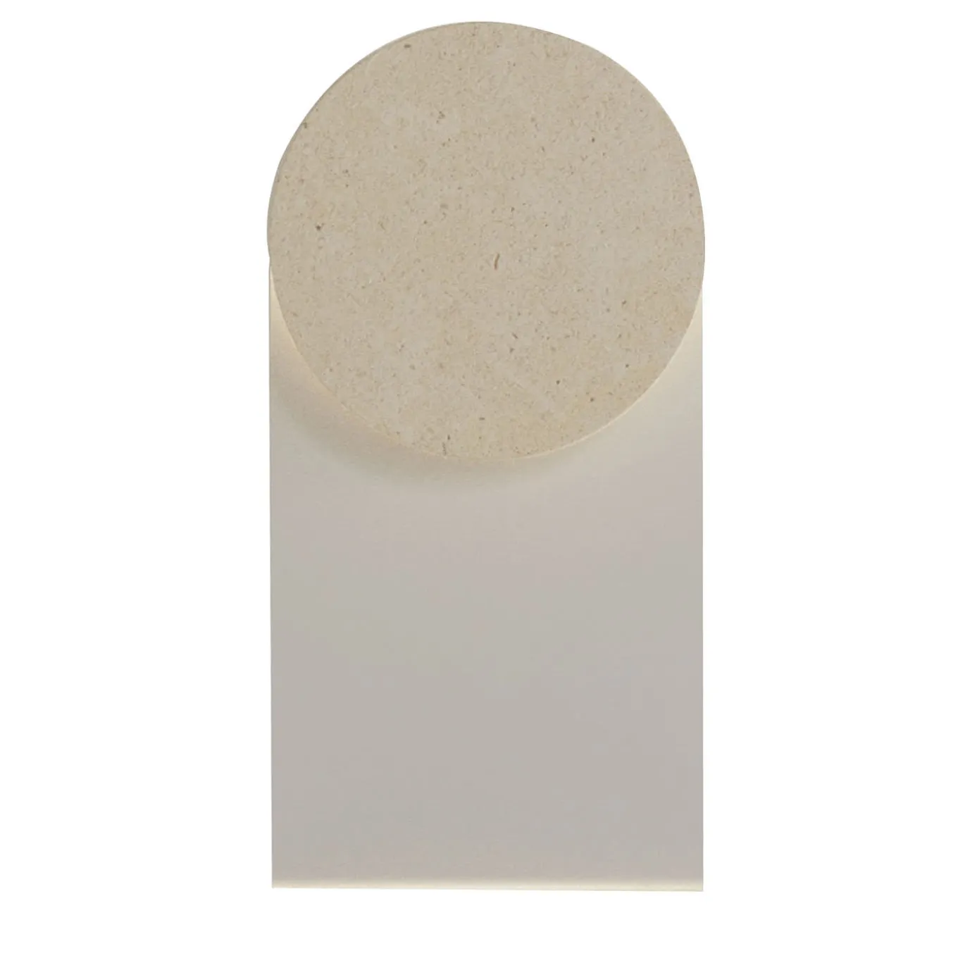 Punto A Beige Lecce Limestone Wall Lamp by Apospersano