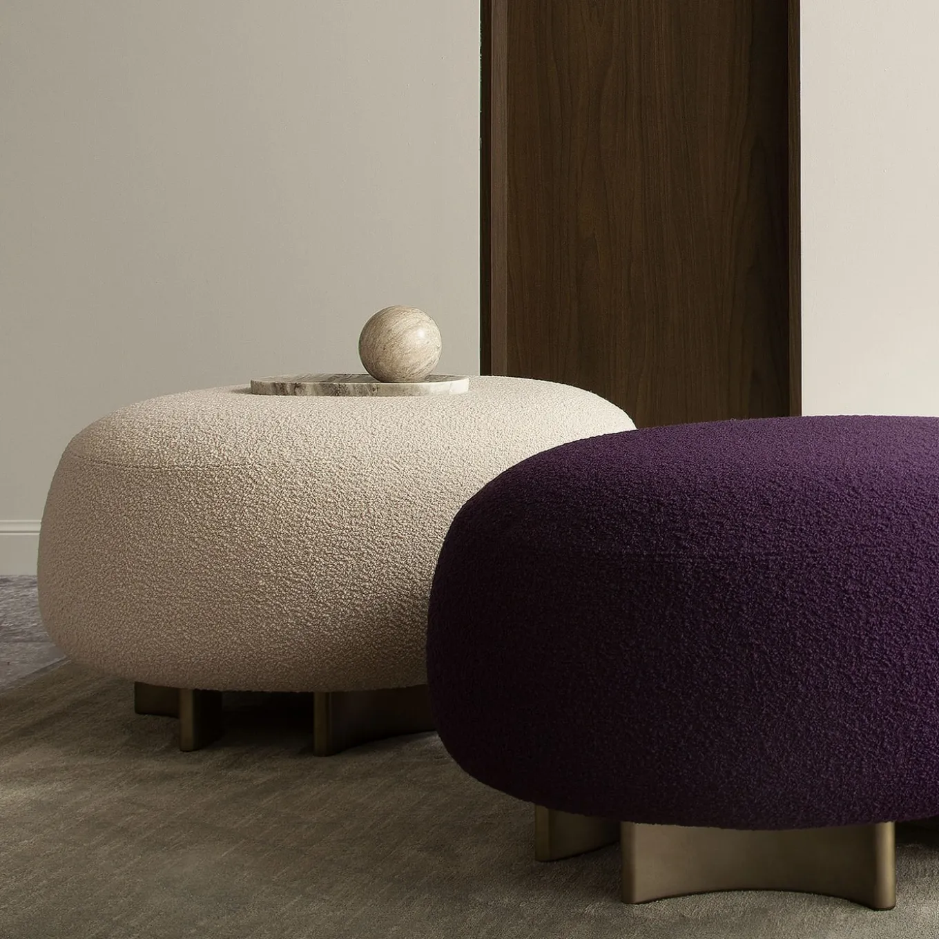 Punto e Virgola Powder Pink Pouf