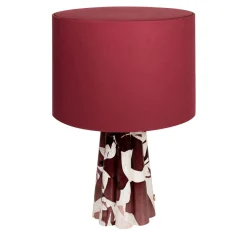 Purple Murano Glass Bucket Lamp