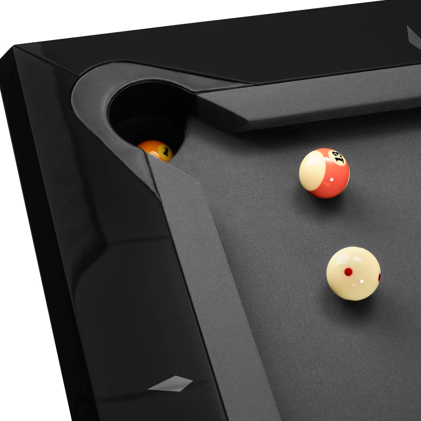 Pyramid Black Panther Billiard Pool Table