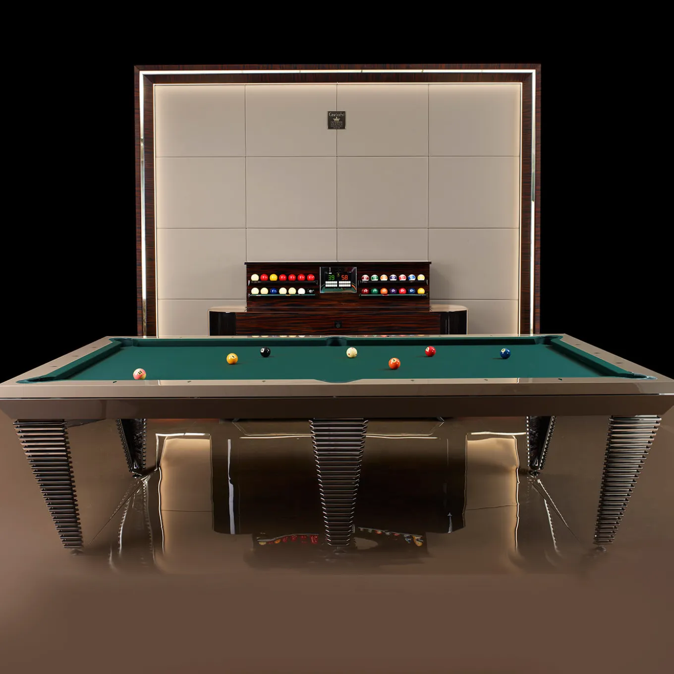 Pyramid Kame Billiard Pool Table