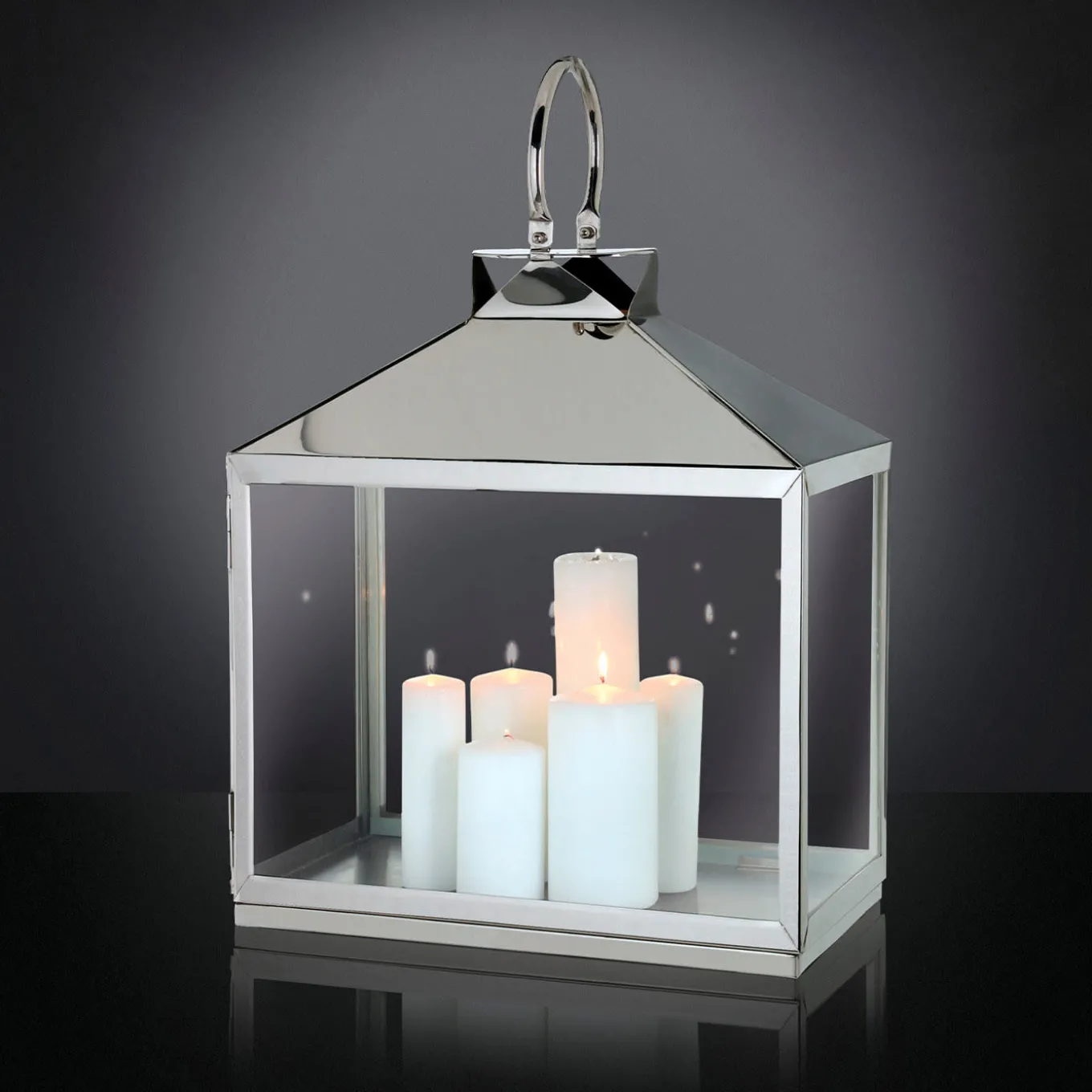 Pyramid Large Short Lantern