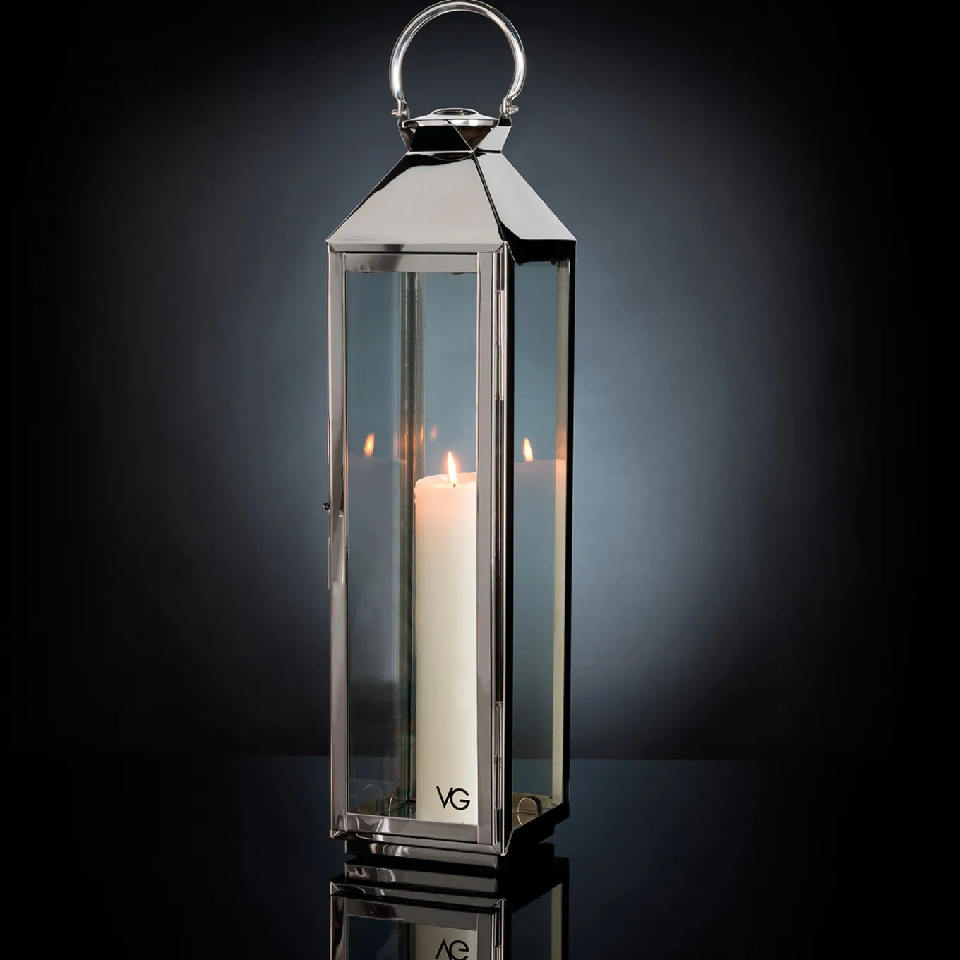 Pyramid Medium Tall Lantern