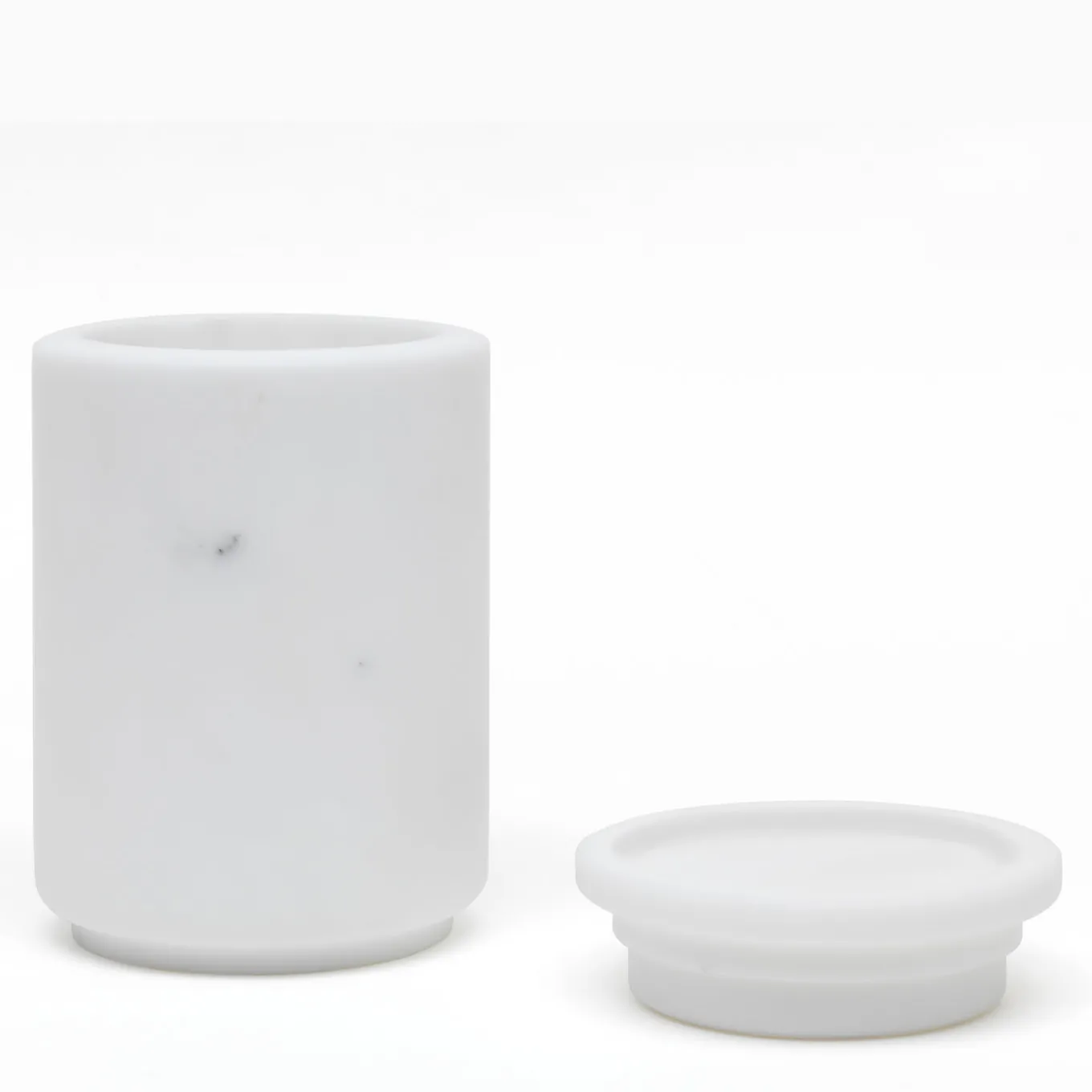 Pyxis Large White Michelangelo Jar by Ivan Colominas