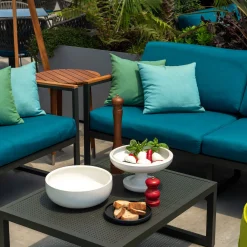 Pyxis white container and serving dish