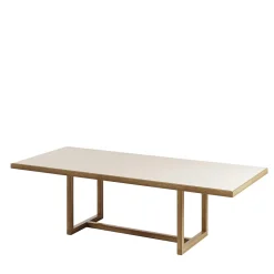 Quadra Rectangular Dining Table by Luigi Martinelli