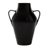 Quartara Black Ceramic Vase