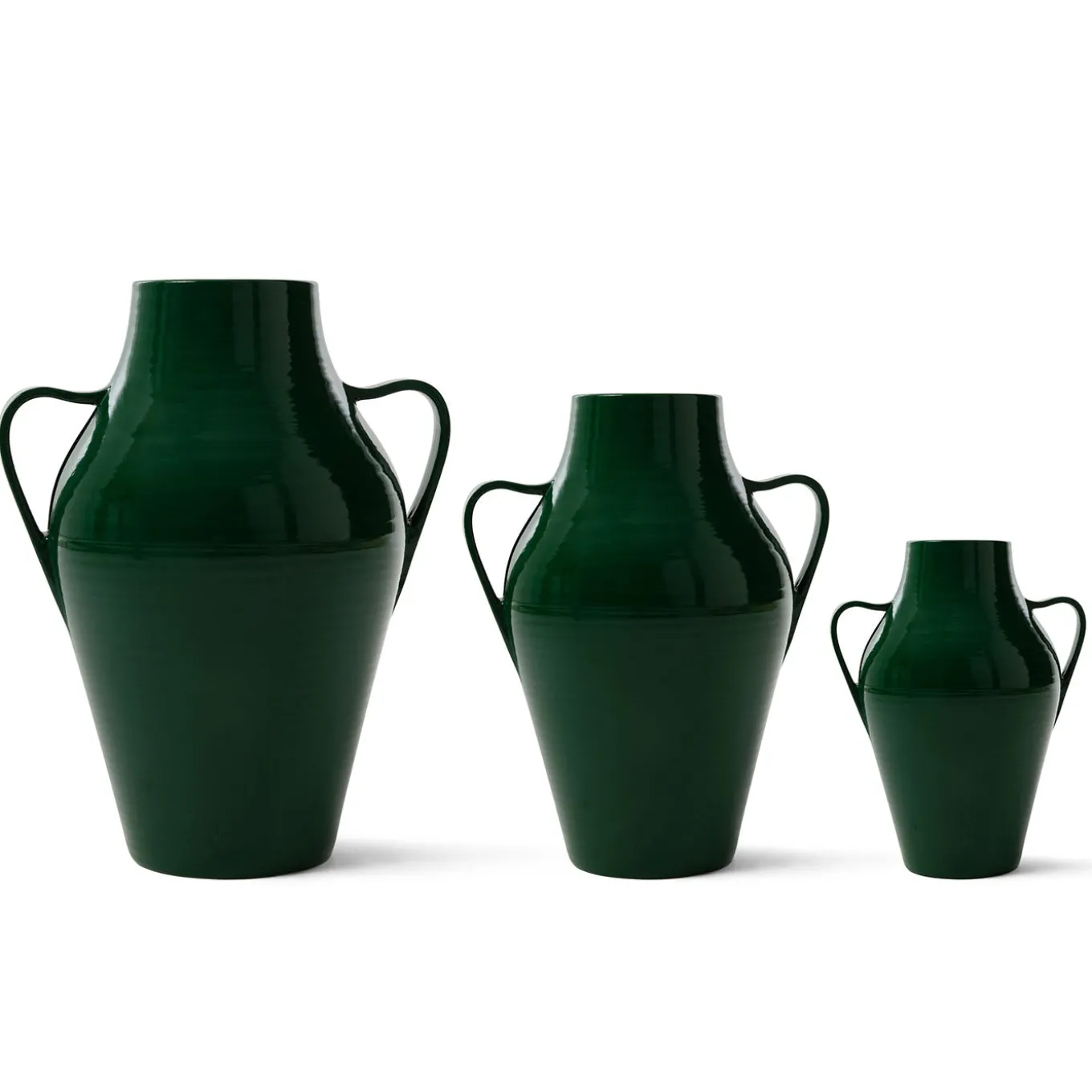 Quartara Green Ceramic Vase