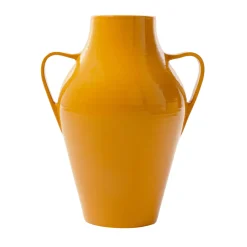 Quartara Mustard Ceramic Vase
