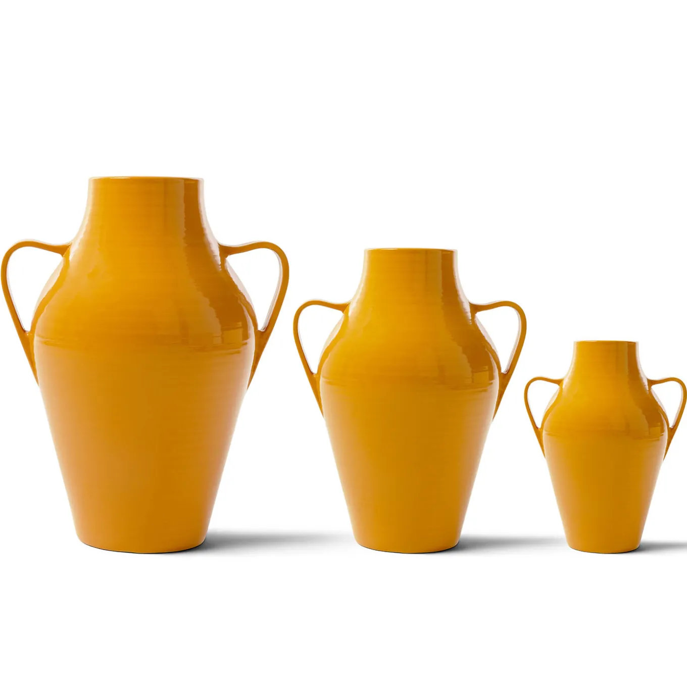 Quartara Mustard Ceramic Vase