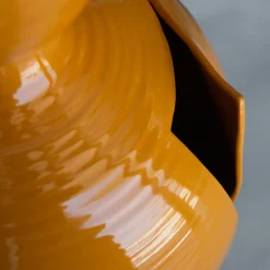 Quartara Mustard Ceramic Vase