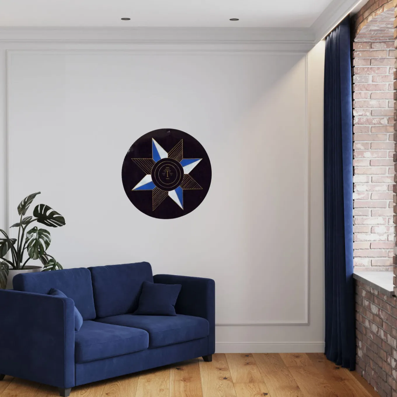 Quattro Soli Metal Decorative Plate