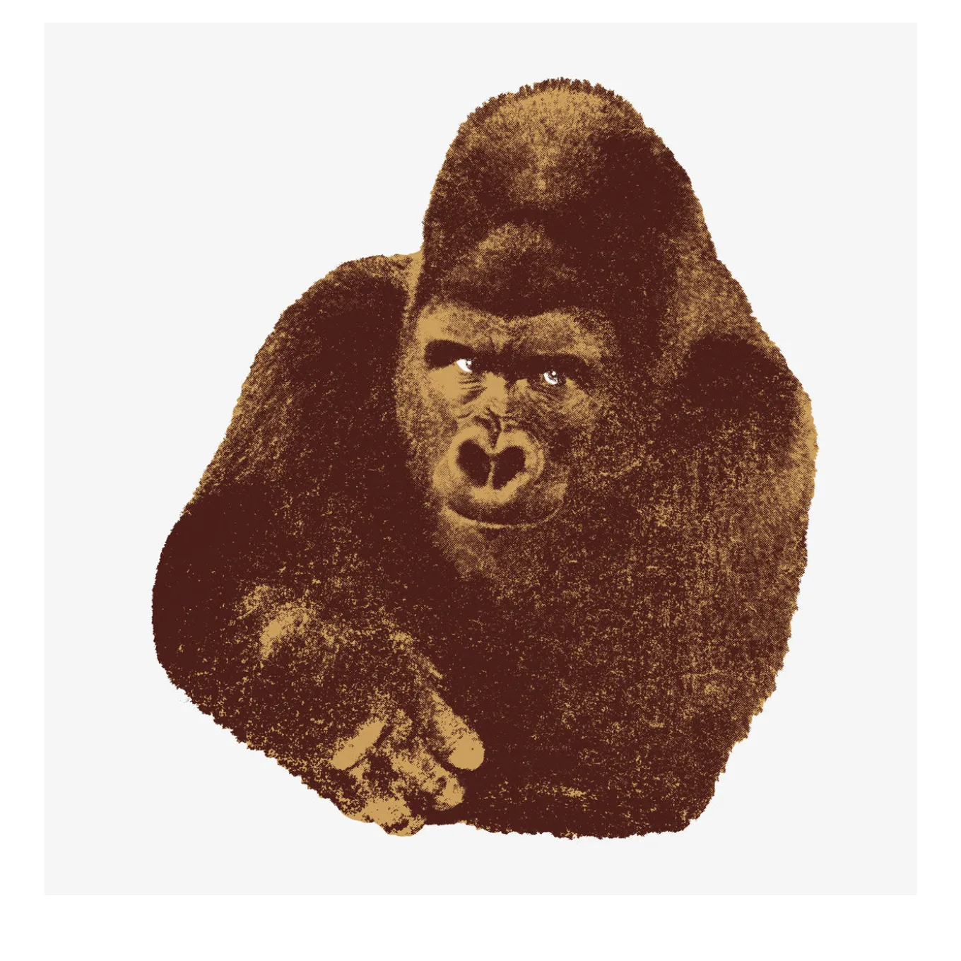 Quindici, il Gorilla Silkscreen Print by Enzo Mari