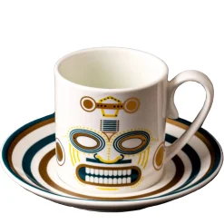 Quirigue Set of 6 Coffee Cups with Saucers