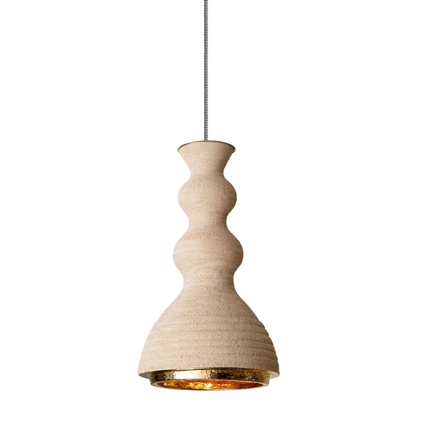 7307/R Allegra Sandblasted Pink Pendant Lamp