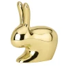 Rabbit Doorstop in Polished Brass by Stefano Giovannoni