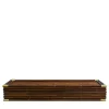 Raccordi Series Bamboo & Brass Bench