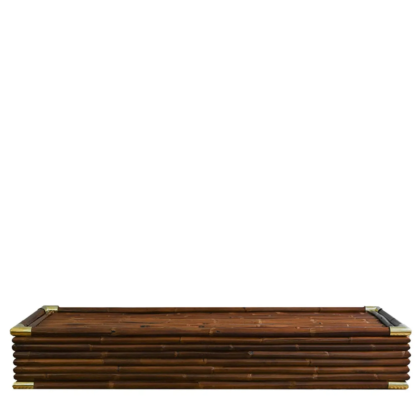 Raccordi Series Bamboo & Brass Bench