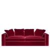 RAFAELLA BIO red and orange 3-seater SOFA