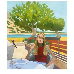 Ragazza Cretese Oil Painting