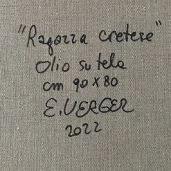 Ragazza Cretese Oil Painting