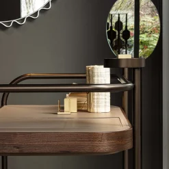 Raily Dark Writing Desk