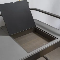 Raily Gray Writing Desk