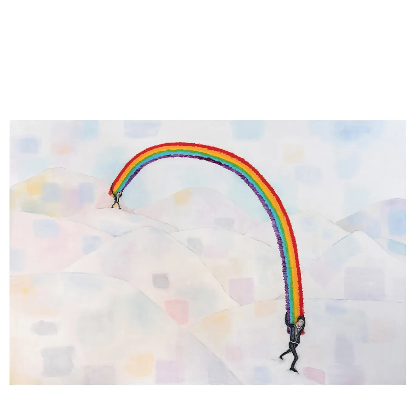 Rainbow Carriers Oil on Canvas