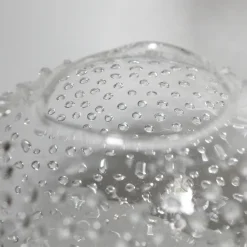 Rainy Drop Glass Round Ball Vase