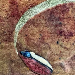 Rampicante Velvet Silk Hand-Painted Tapestry