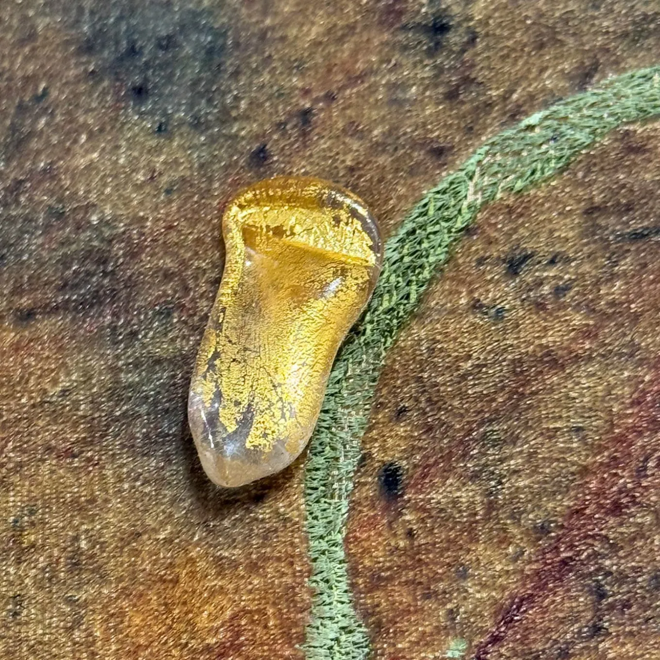 Rampicante Velvet Silk Hand-Painted Tapestry