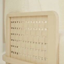 Raquette 180 Beige Armchair by Cristina Celestino