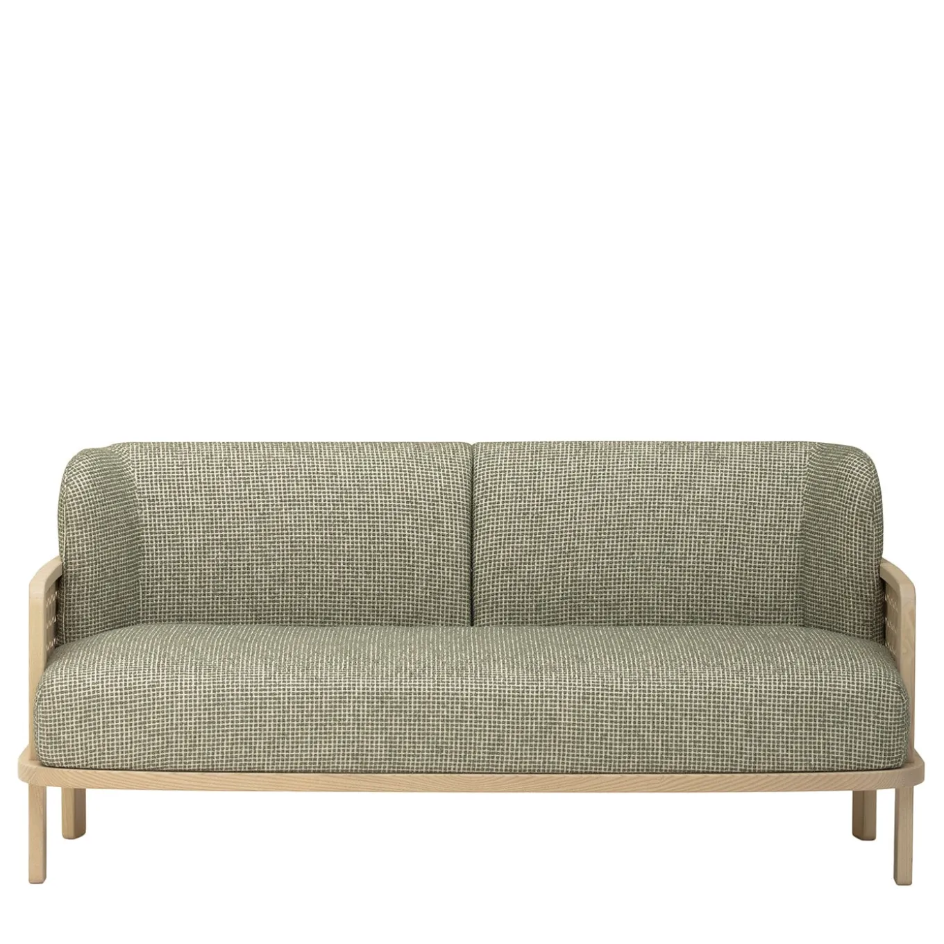 Raquette 181 Green Sofa by Cristina Celestino