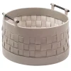 Ravenna Small Short Round Basket