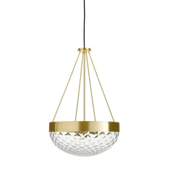 Rays Brass Pendant by Matteo Zorzenoni