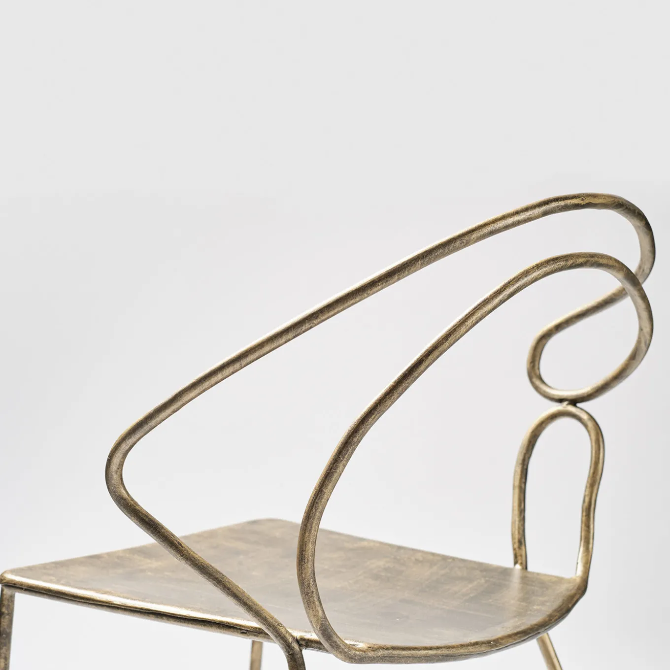 Re-Bis Iron Chair by Antonio Saporito