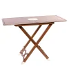 Rectangular Bistro Table with Case and Cream Rope